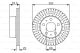 BOSCH Bremsscheibe 0 986 479 480