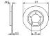 BOSCH Bremsscheibe 0 986 479 487