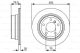 BOSCH Bremsscheibe 0 986 479 496