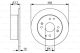 BOSCH Bremsscheibe 0 986 479 504