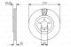 BOSCH Bremsscheibe 0 986 479 642