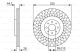 BOSCH Bremsscheibe 0 986 479 648