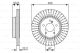 BOSCH Bremsscheibe 0 986 479 653