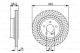 BOSCH Bremsscheibe 0 986 479 654