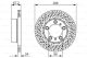 BOSCH Bremsscheibe 0 986 479 674
