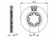 BOSCH Bremsscheibe 0 986 479 712