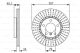 BOSCH Bremsscheibe 0 986 479 726