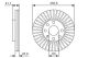 BOSCH Bremsscheibe 0 986 479 R76