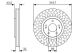 BOSCH Bremsscheibe 0 986 479 T01