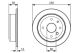 BOSCH Bremsscheibe 0 986 479 T52