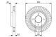 BOSCH Bremsscheibe 0 986 479 U62