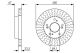 BOSCH Bremsscheibe 0 986 479 U92