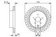 BOSCH Bremsscheibe 0 986 479 V05
