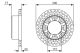 BOSCH Bremsscheibe 0 986 479 V18
