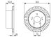 BOSCH Bremsscheibe 0 986 479 V26