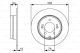 BOSCH Bremsscheibe 0 986 479 A45