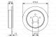 BOSCH Bremsscheibe 0 986 479 A80