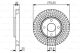 BOSCH Bremsscheibe 0 986 479 C48