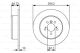 BOSCH Bremsscheibe 0 986 479 R00