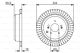 BOSCH Bremsscheibe 0 986 479 V10