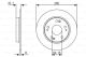 BOSCH Bremsscheibe 0 986 479 V21