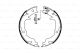 BOSCH Bremsbackensatz, Feststellbremse 0 986 487 766