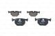 BOSCH Bremsbelagsatz, Scheibenbremse 0 986 494 006