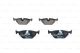 BOSCH Bremsbelagsatz, Scheibenbremse 0 986 494 009