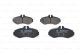 BOSCH Bremsbelagsatz, Scheibenbremse 0 986 494 013