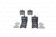 BOSCH Bremsbelagsatz, Scheibenbremse 0 986 494 016
