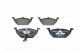 BOSCH Bremsbelagsatz, Scheibenbremse 0 986 494 019