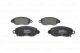 BOSCH Bremsbelagsatz, Scheibenbremse 0 986 494 047