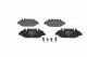 BOSCH Bremsbelagsatz, Scheibenbremse 0 986 494 081