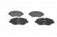 BOSCH Bremsbelagsatz, Scheibenbremse 0 986 494 121