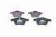 BOSCH Bremsbelagsatz, Scheibenbremse 0 986 494 158
