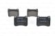 BOSCH Bremsbelagsatz, Scheibenbremse 0 986 494 166