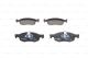 BOSCH Bremsbelagsatz, Scheibenbremse 0 986 494 197