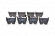 BOSCH Bremsbelagsatz, Scheibenbremse 0 986 494 216