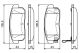 BOSCH Bremsbelagsatz, Scheibenbremse 0 986 494 223