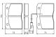 BOSCH Bremsbelagsatz, Scheibenbremse 0 986 494 276