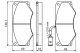 BOSCH Bremsbelagsatz, Scheibenbremse 0 986 494 301