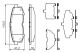 BOSCH Bremsbelagsatz, Scheibenbremse 0 986 494 319