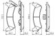 BOSCH Bremsbelagsatz, Scheibenbremse 0 986 494 348