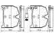 BOSCH Bremsbelagsatz, Scheibenbremse 0 986 494 364