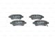 BOSCH Bremsbelagsatz, Scheibenbremse 0 986 494 369
