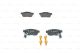 BOSCH Bremsbelagsatz, Scheibenbremse 0 986 494 392