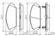 BOSCH Bremsbelagsatz, Scheibenbremse 0 986 494 414