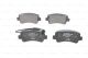 BOSCH Bremsbelagsatz, Scheibenbremse 0 986 494 500