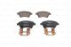 BOSCH Bremsbelagsatz, Scheibenbremse 0 986 494 584