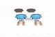 BOSCH Bremsbelagsatz, Scheibenbremse 0 986 494 611